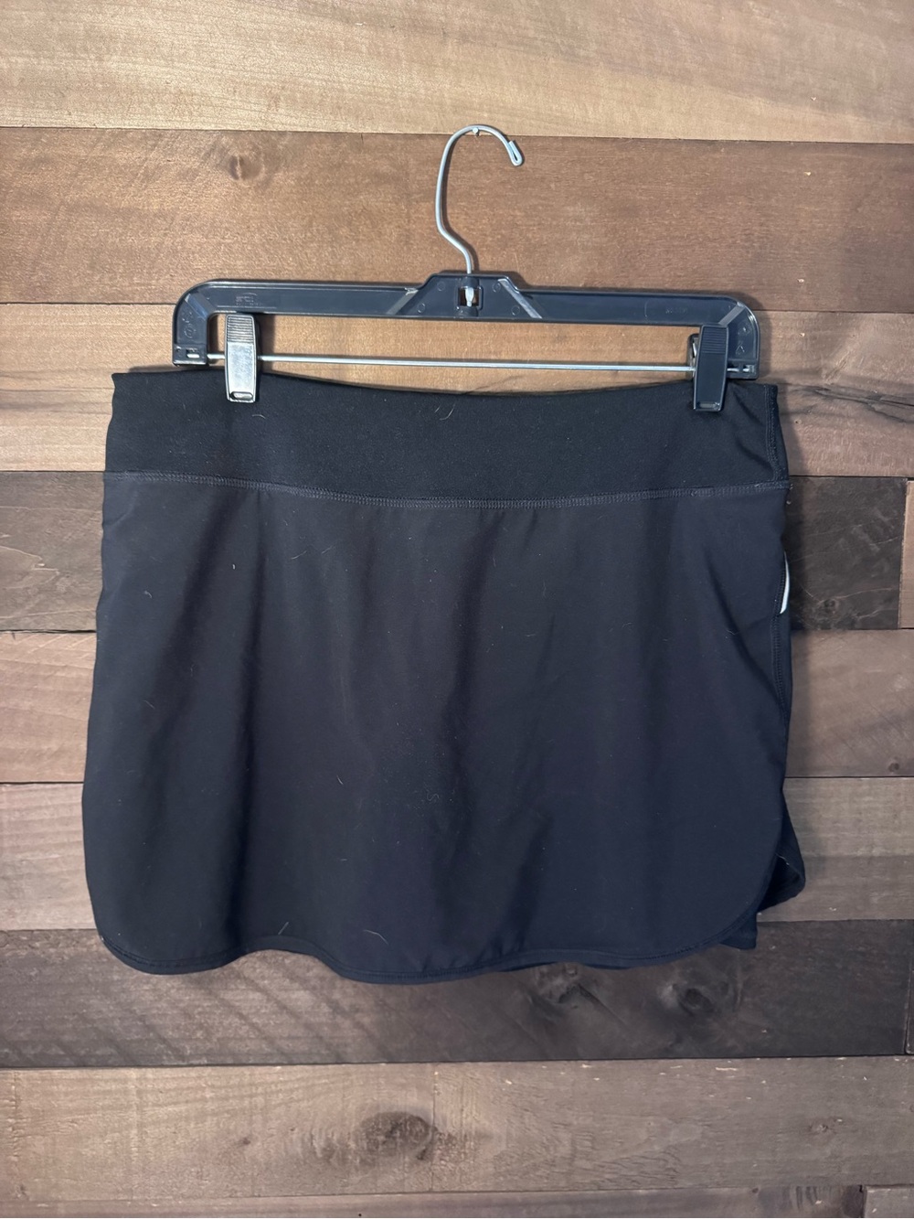Lucy Black Athletic Skirt with Built-In Shorts
